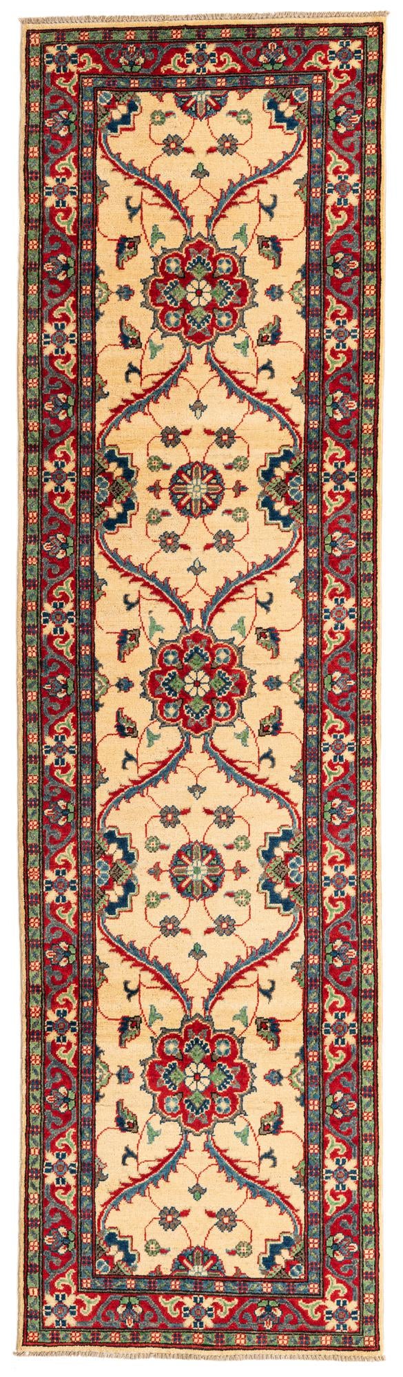 2' 8 x 9' 8 Hand Knotted Kazak Runner Rug