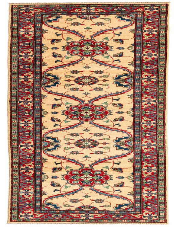 Detail image of 2' 8 x 9' 8 Hand Knotted Kazak Runner Rug