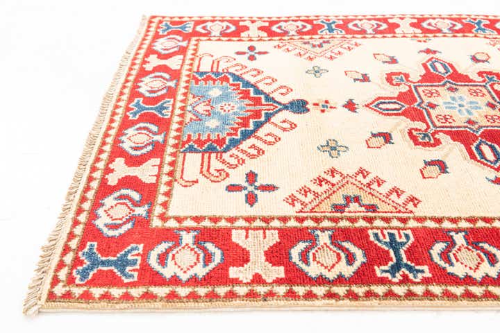 2' 8 x 9' 9 Hand Knotted Kazak Runner Rug