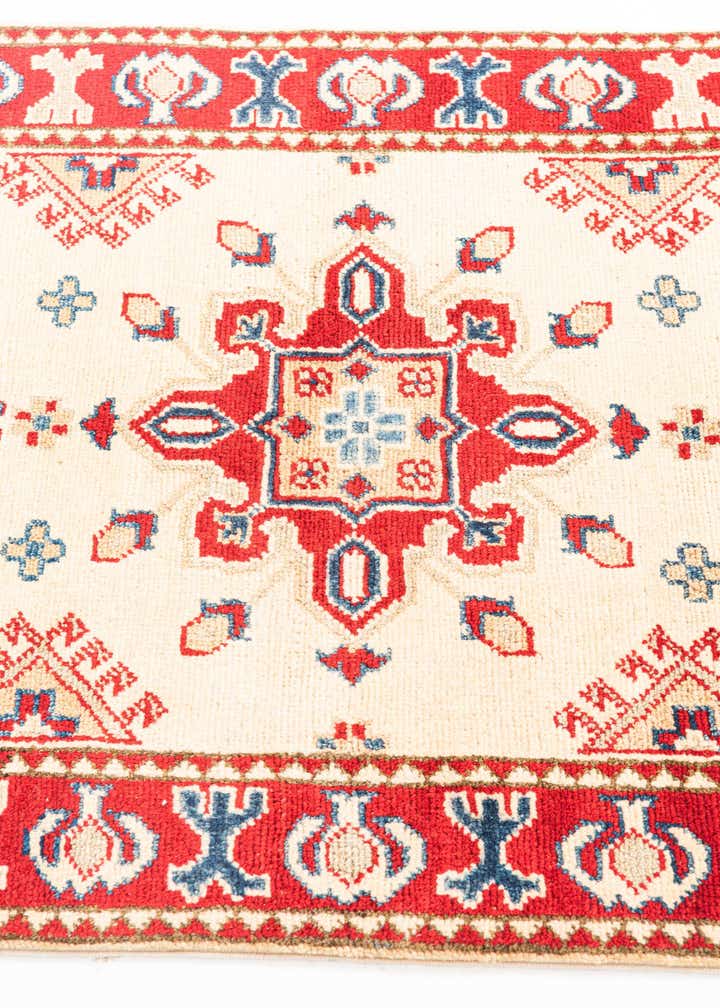 2' 8 x 9' 9 Hand Knotted Kazak Runner Rug