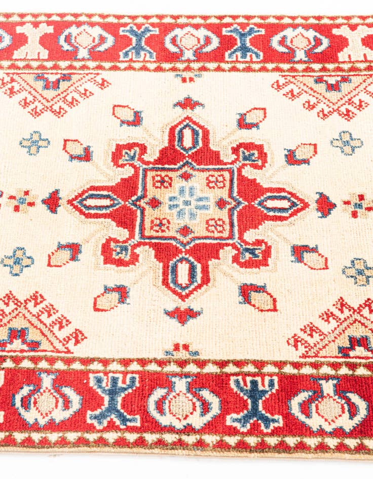 Detail image of 2' 8 x 9' 9 Hand Knotted Kazak Runner Rug