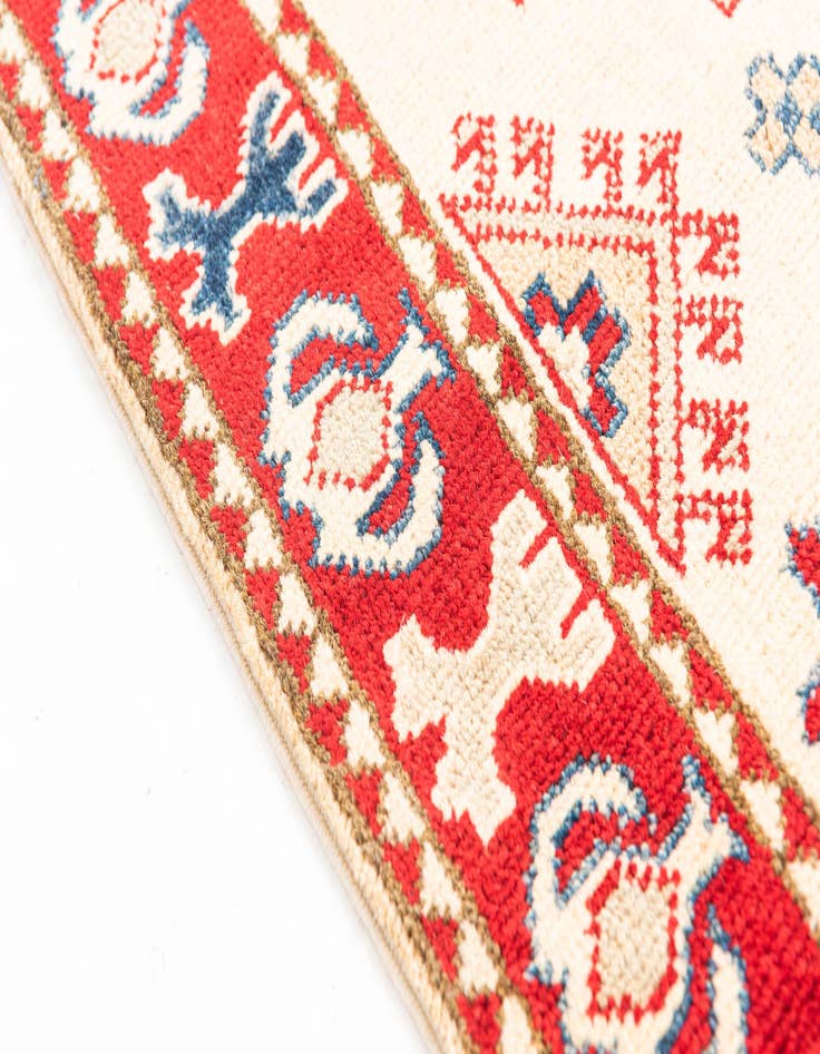 Detail image of 2' 8 x 9' 9  Hand Knotted Kazak Runner Rug