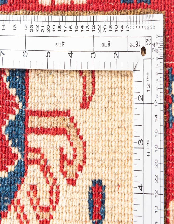 Detail image of 2' 8 x 9' 9  Hand Knotted Kazak Runner Rug