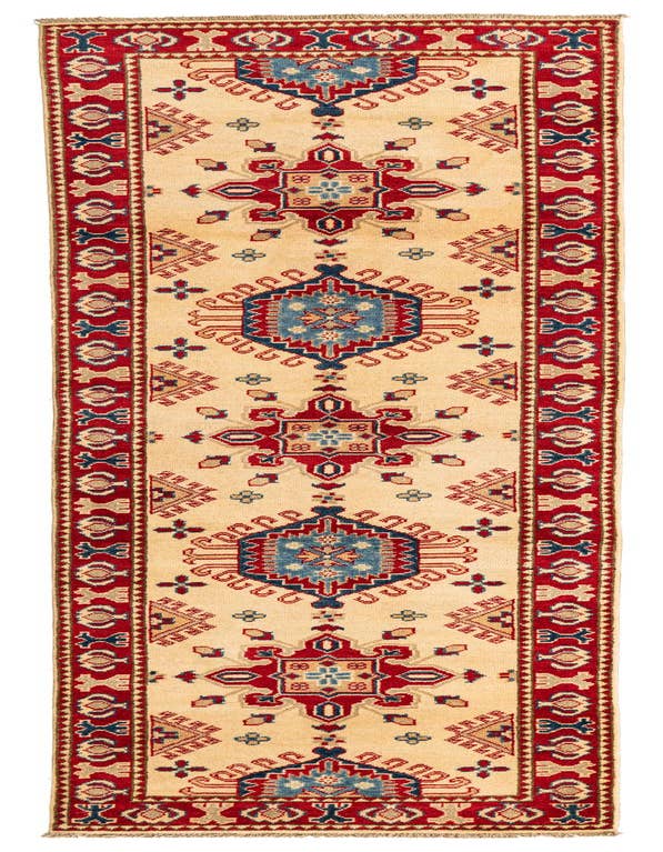 Detail image of 2' 8 x 9' 9 Hand Knotted Kazak Runner Rug