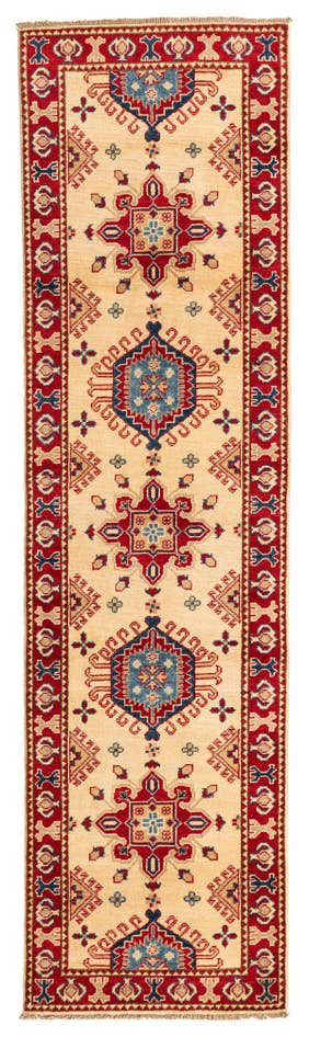 Detail image of 2' 8 x 9' 9 Hand Knotted Kazak Runner Rug