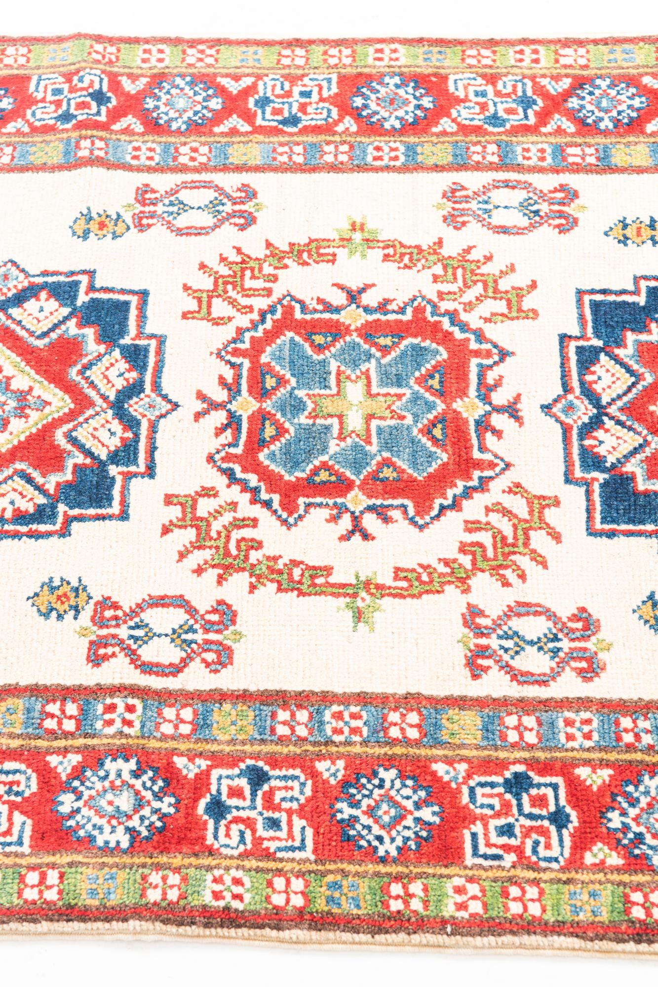 2' 9 x 9' 8 Hand Knotted Kazak Runner Rug