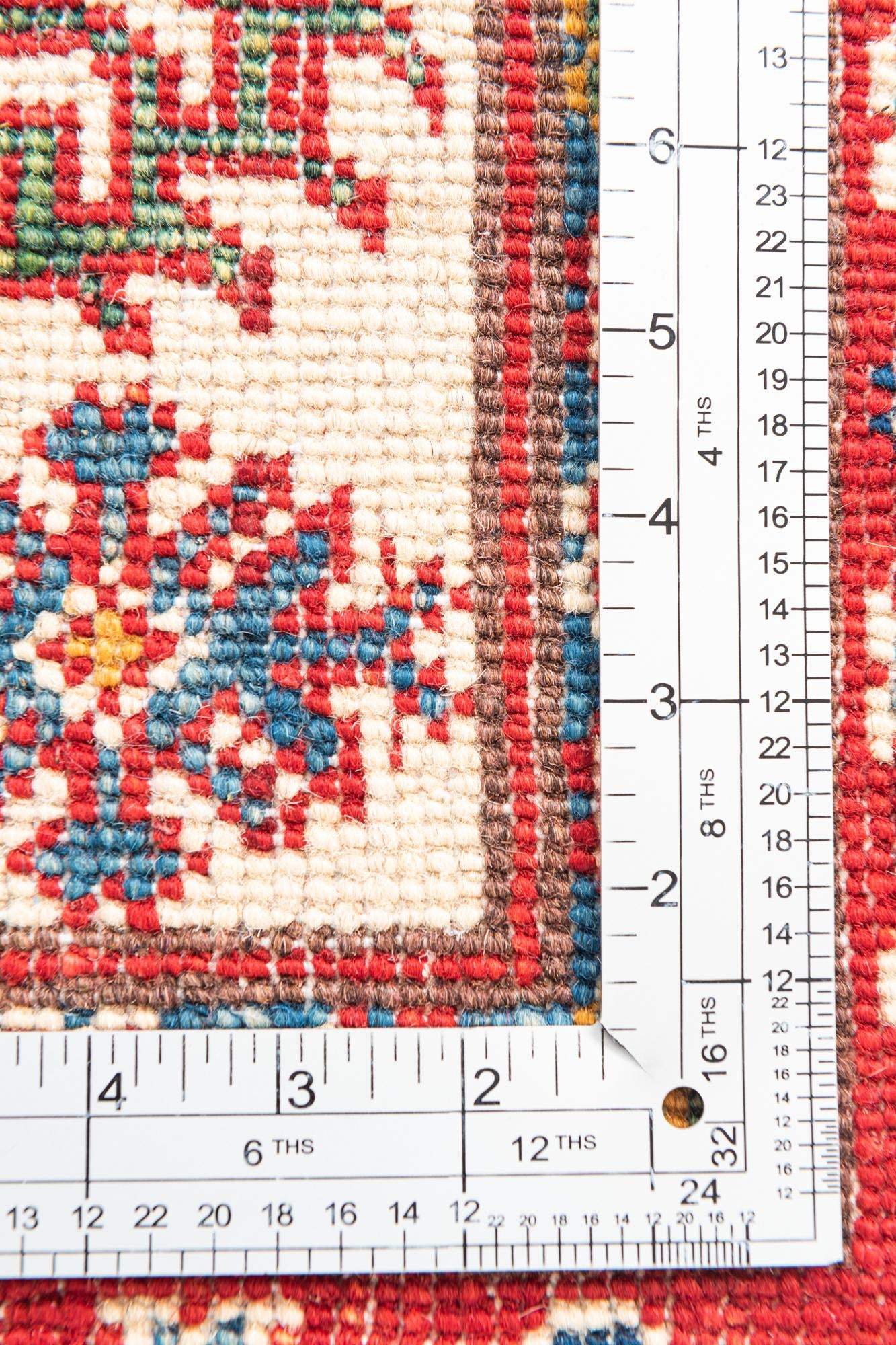2' 9 x 9' 8 Hand Knotted Kazak Runner Rug