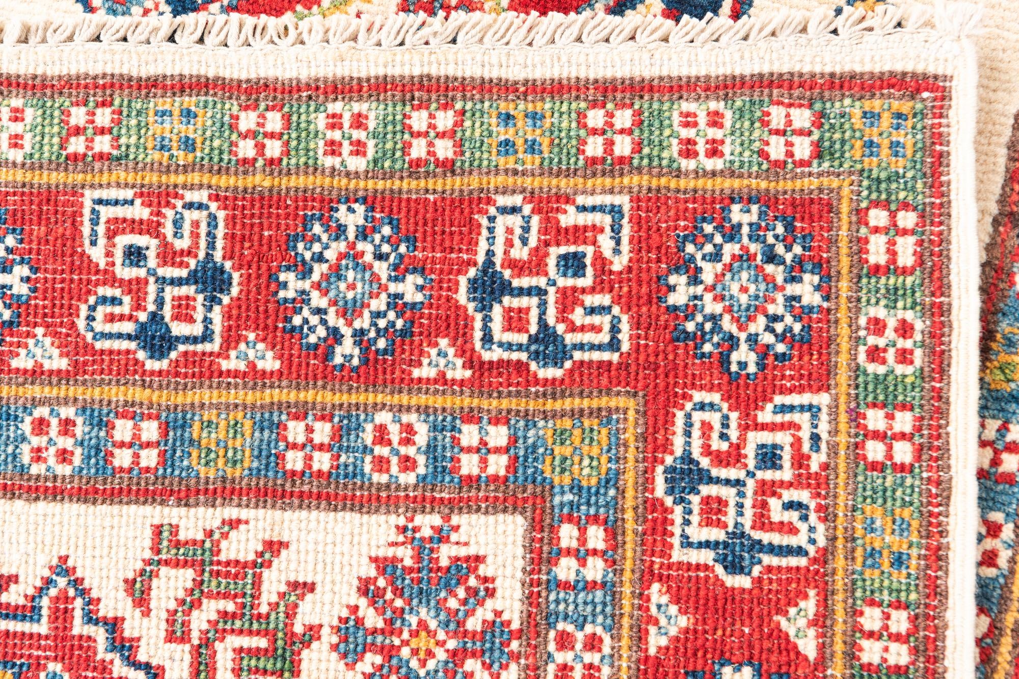 2' 9 x 9' 8 Hand Knotted Kazak Runner Rug