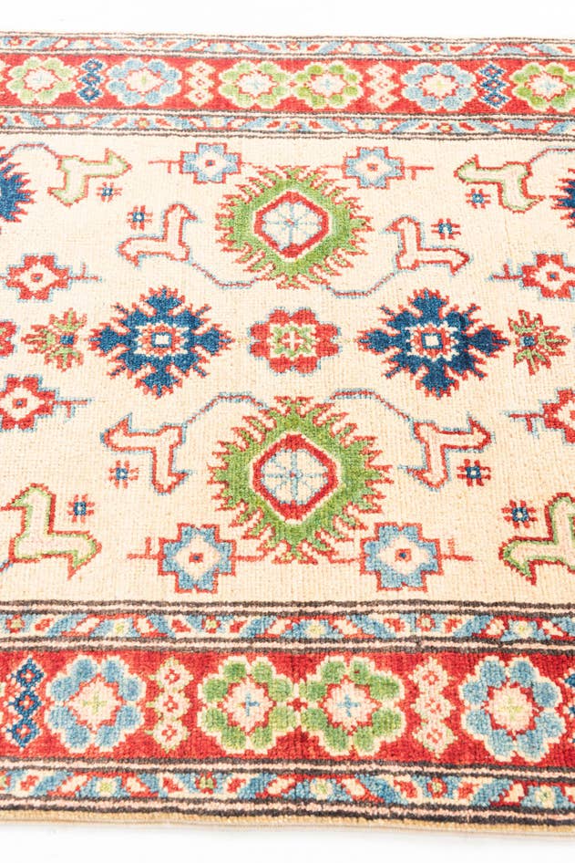 Detail image of 2' 9 x 11' 10 Hand Knotted Kazak Runner Rug