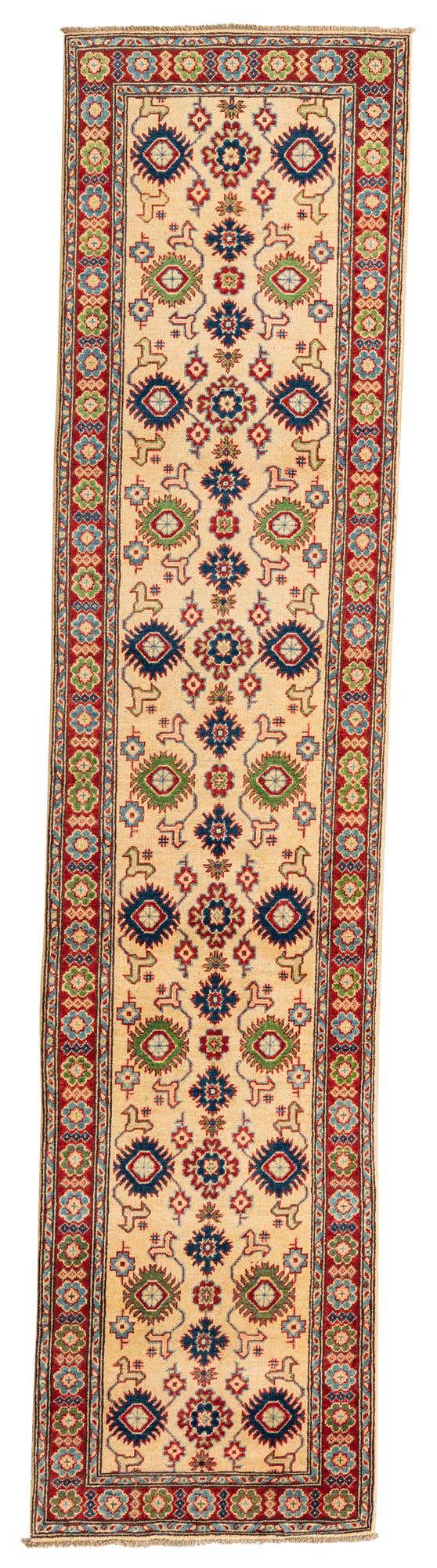2' 9 x 11' 10 Hand Knotted Kazak Runner Rug