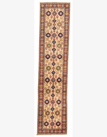 2' 9 x 11' 10 Hand Knotted Kazak Runner Rug