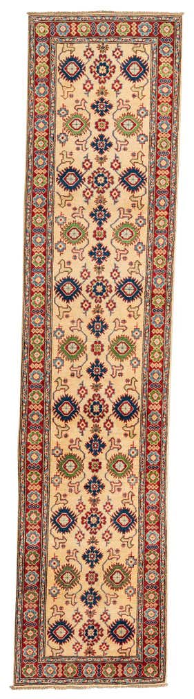 2' 9 x 11' 10 Hand Knotted Kazak Runner Rug
