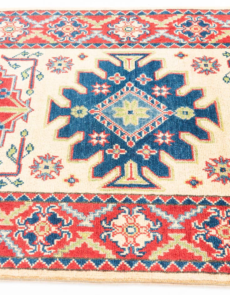 Detail image of 2' 9 x 10'  Hand Knotted Kazak Runner Rug