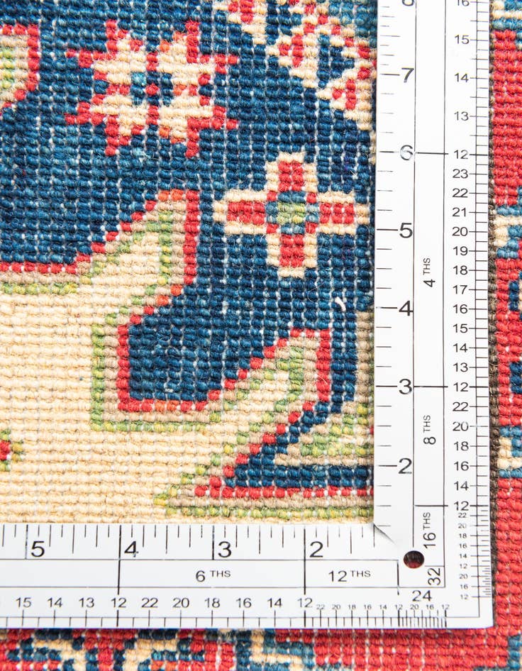 Detail image of 2' 9 x 10'  Hand Knotted Kazak Runner Rug