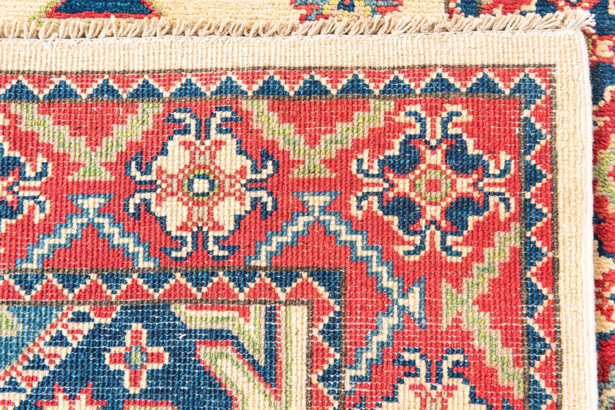 2' 9 x 10' Hand Knotted Kazak Runner Rug
