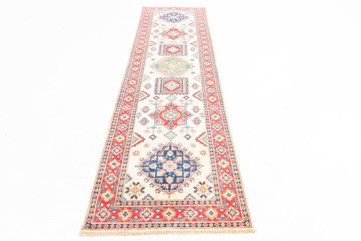 Detail image of 2' 8 x 10' Hand Knotted Kazak Runner Rug