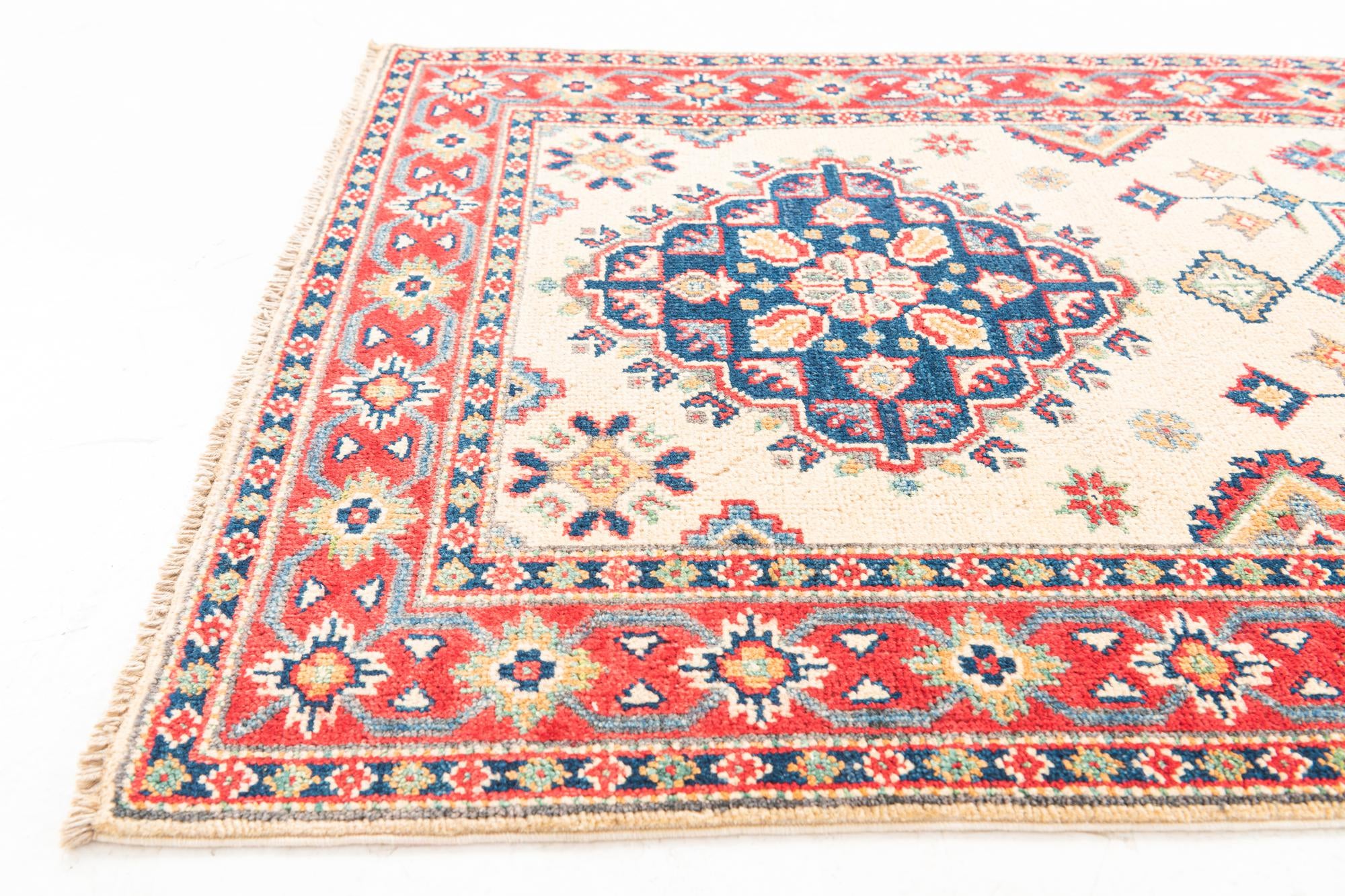 2' 8 x 10' Hand Knotted Kazak Runner Rug
