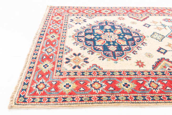2' 8 x 10' Hand Knotted Kazak Runner Rug