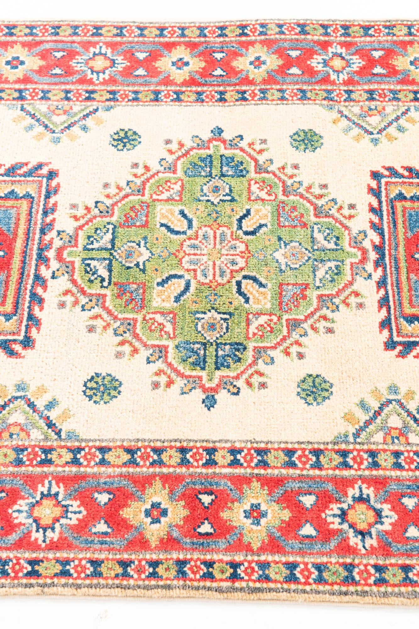 2' 8 x 10' Hand Knotted Kazak Runner Rug