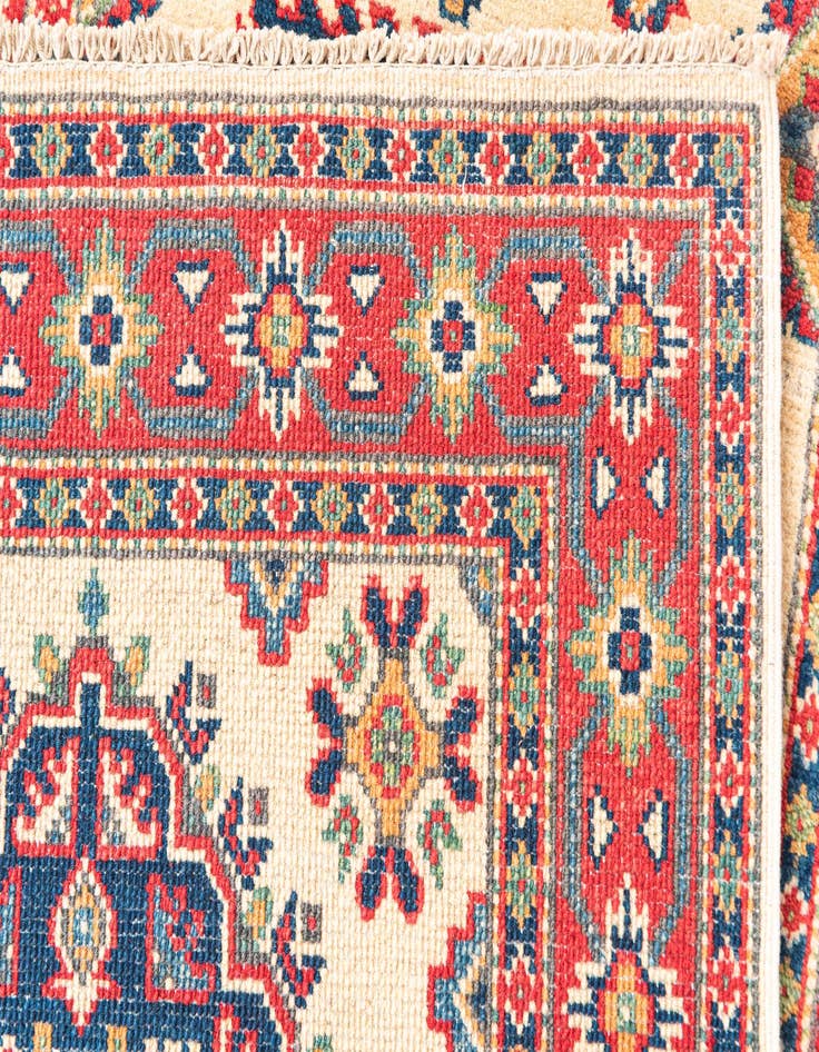 Detail image of 2' 8 x 10'  Hand Knotted Kazak Runner Rug