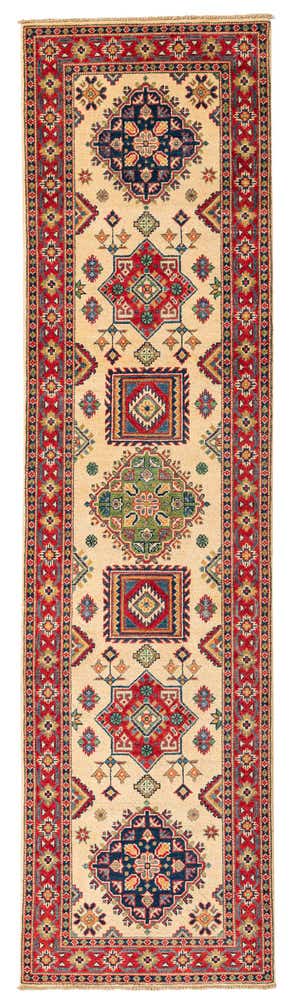 2' 8 x 10' Hand Knotted Kazak Runner Rug