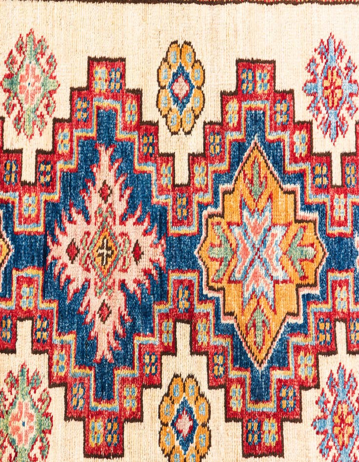 Detail image of 2' 8 x 9' 6  Hand Knotted Kazak Runner Rug