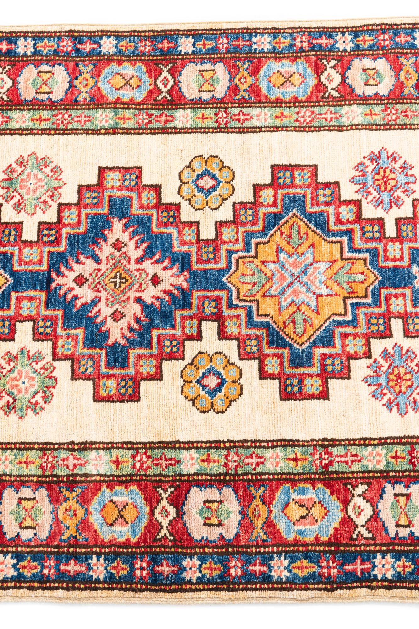 2' 8 x 9' 6 Hand Knotted Kazak Runner Rug