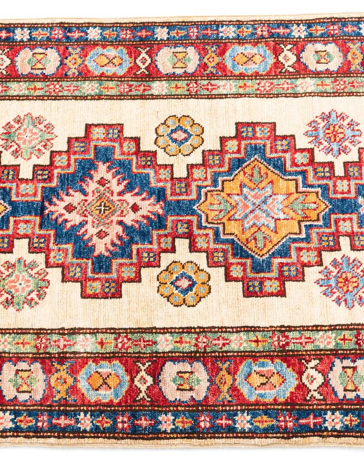 Detail image of 2' 8 x 9' 6  Hand Knotted Kazak Runner Rug