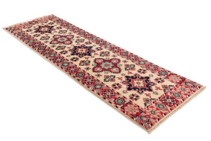 2' x 6' 3 Hand Knotted Kazak Runner Rug
