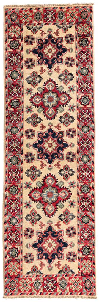 2' x 6' 3 Hand Knotted Kazak Runner Rug