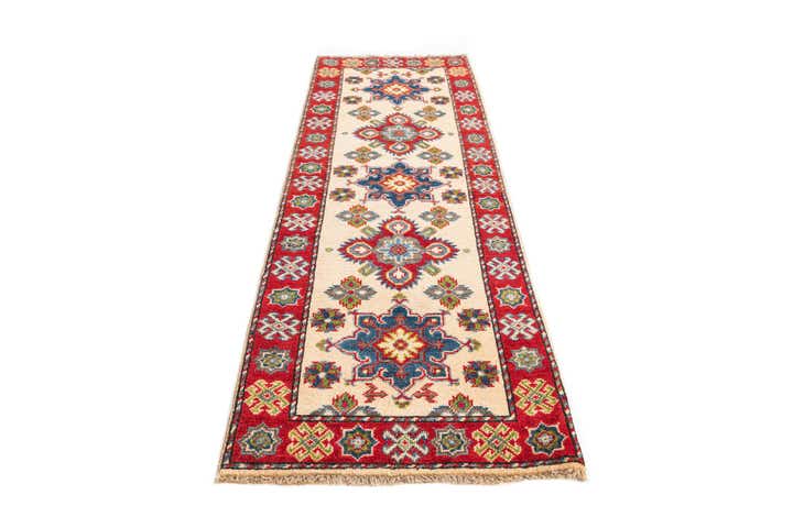 2' x 6' 3 Hand Knotted Kazak Runner Rug