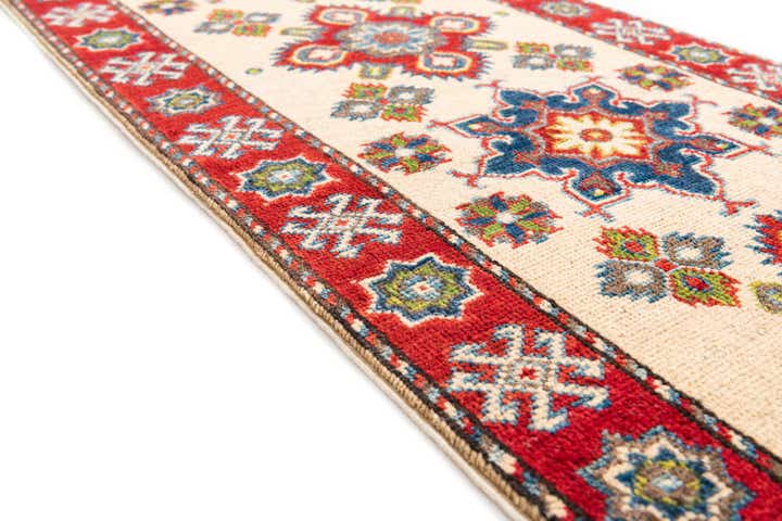 2' x 6' 3 Hand Knotted Kazak Runner Rug
