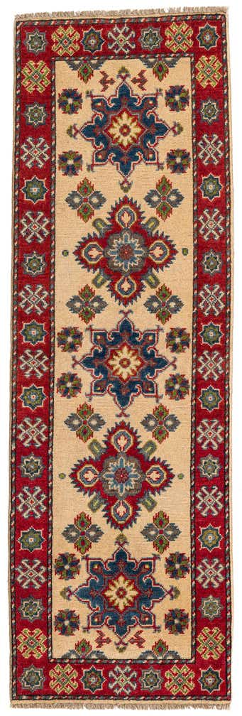 2' x 6' 3 Hand Knotted Kazak Runner Rug