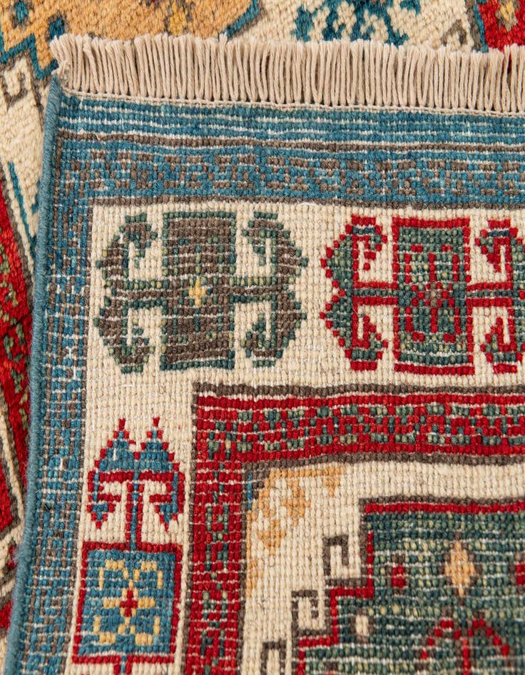 Detail image of 2' 5 x 7' 4  Hand Knotted Kazak Runner Rug
