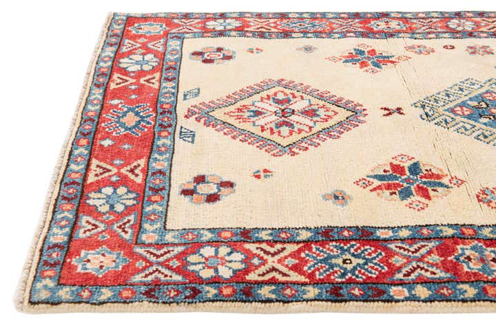 70cm x 180cm Hand Knotted Kazak Runner Rug