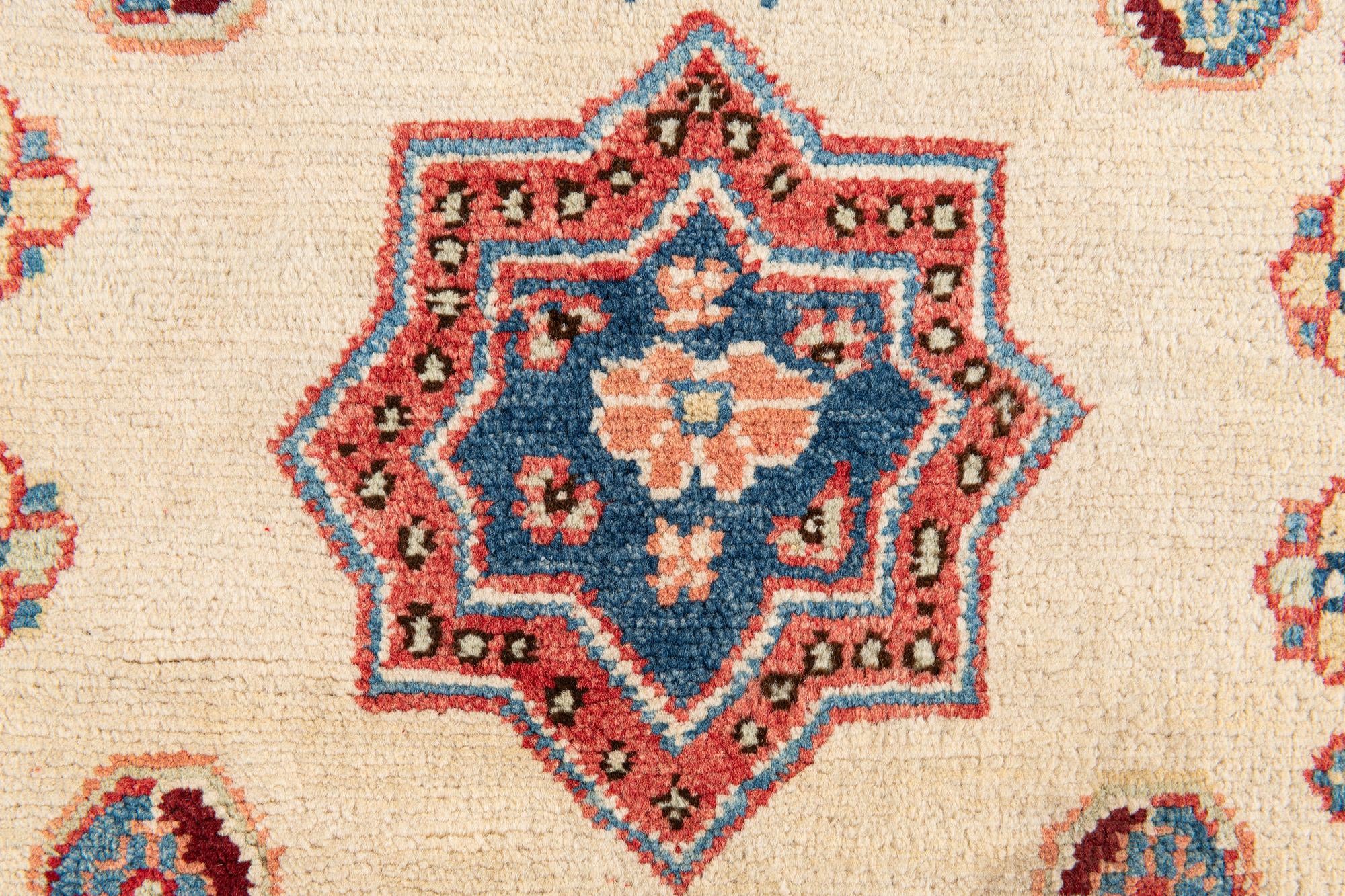 70cm x 180cm Hand Knotted Kazak Runner Rug