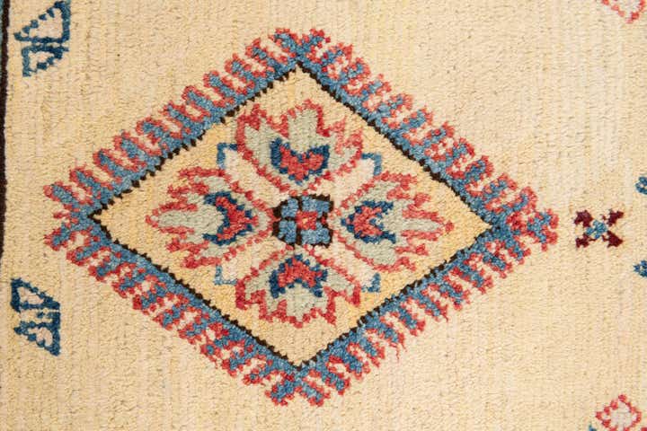 70cm x 180cm Hand Knotted Kazak Runner Rug
