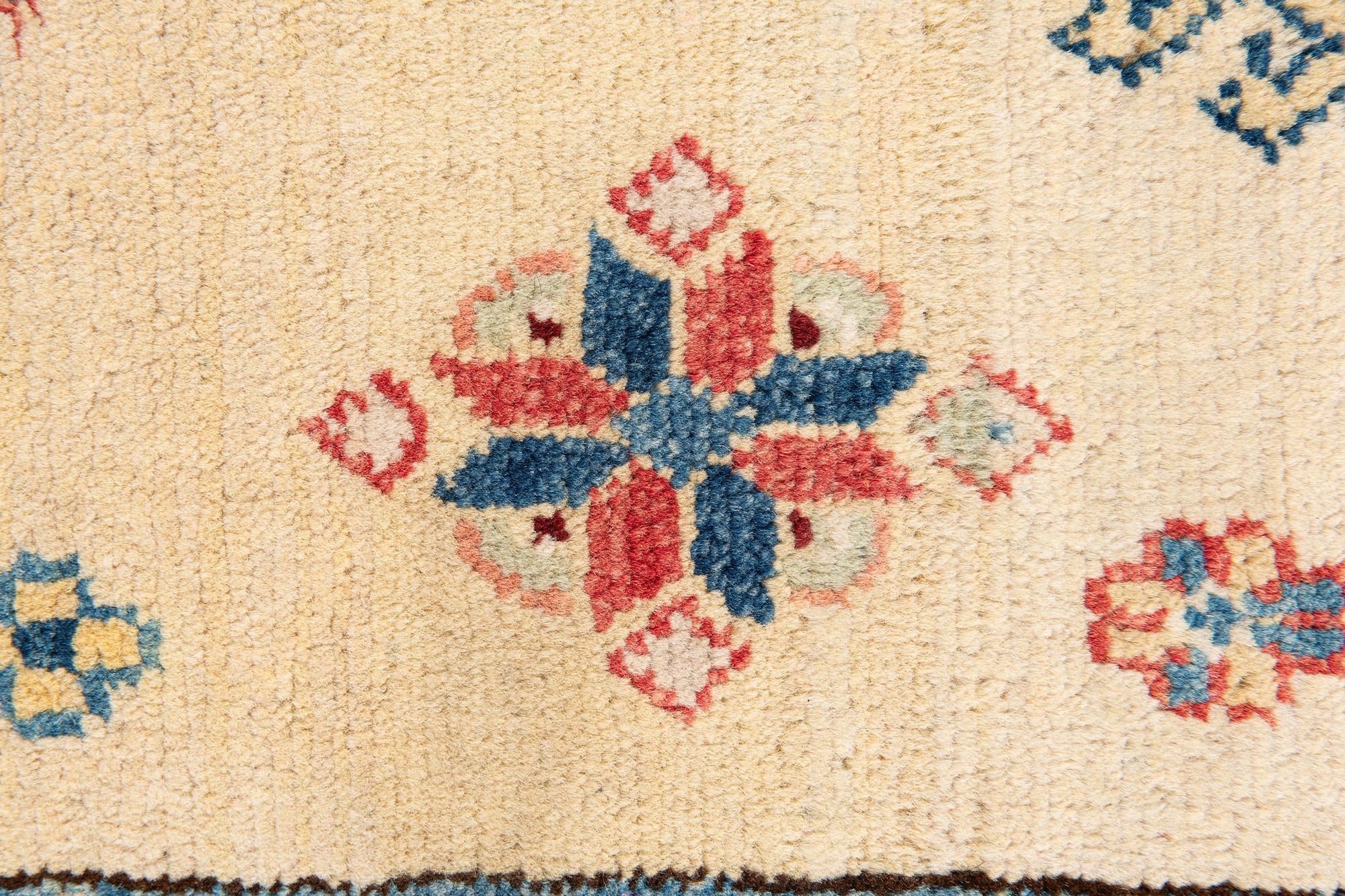 70cm x 180cm Hand Knotted Kazak Runner Rug
