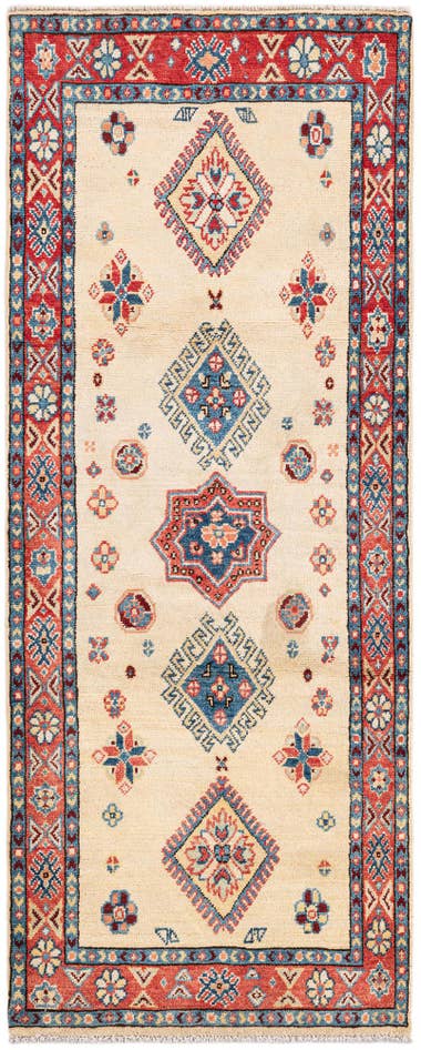 Detail image of 70cm x 180cm Hand Knotted Kazak Runner Rug