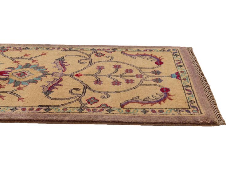 Detail image of 2' x 5' 11 Hand Knotted Kazak Runner Rug