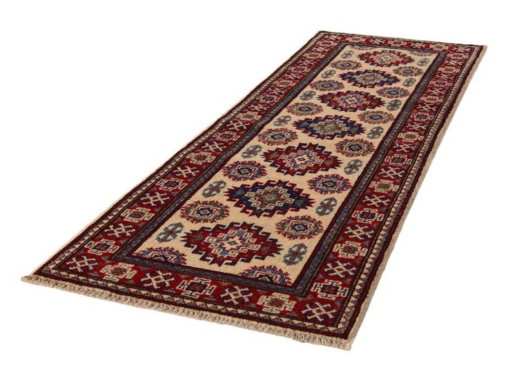 Detail image of 2' x 6' Hand Knotted Kazak Runner Rug