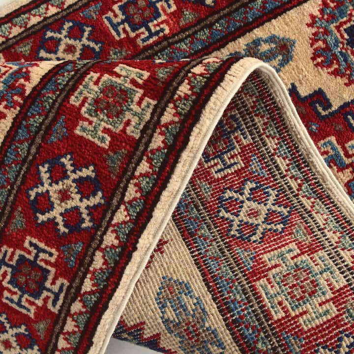 2' x 6' Hand Knotted Kazak Runner Rug