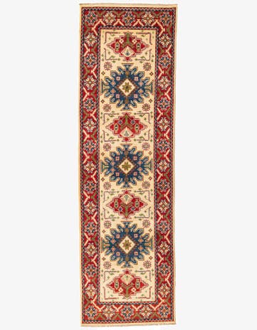 2' 10 x 9' 2 Hand Knotted Kazak Runner Rug