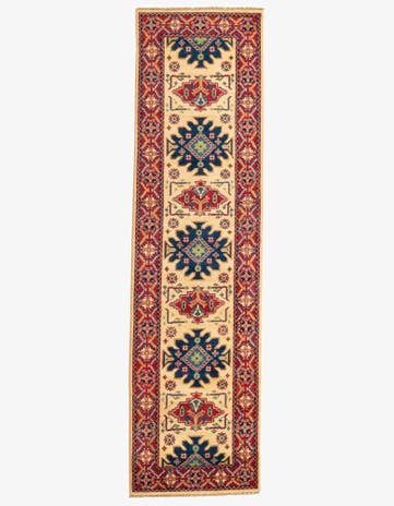 2' 9 x 10' Hand Knotted Kazak Runner Rug