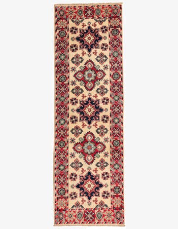 2' x 6' 3 Hand Knotted Kazak Runner Rug
