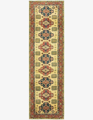2' 9 x 9' 10 Hand Knotted Kazak Runner Rug