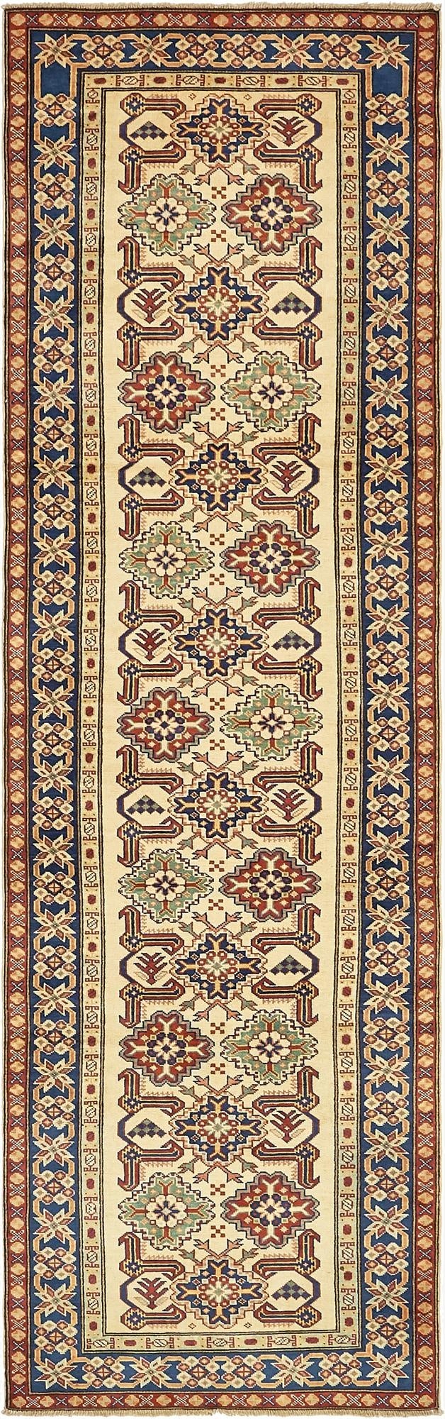 2' 9 x 9' 3  Hand Knotted Kazak Runner Rug