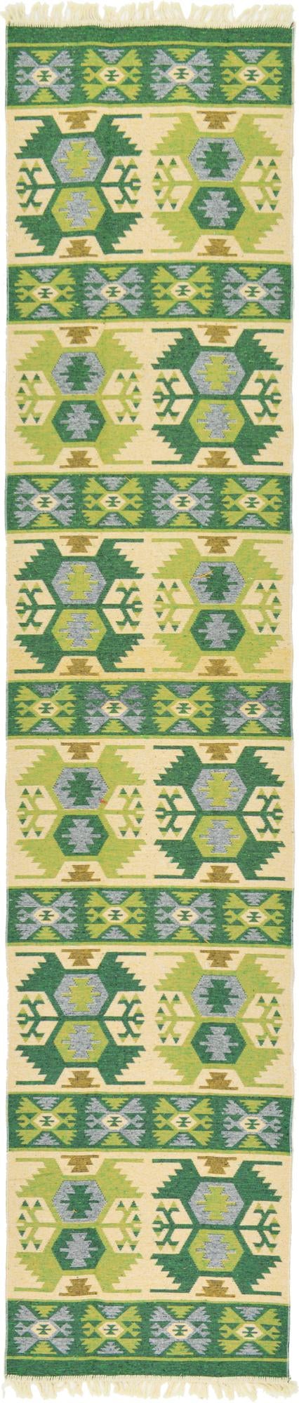 2' 8 x 12' 9 Kilim Dhurrie Runner Rug