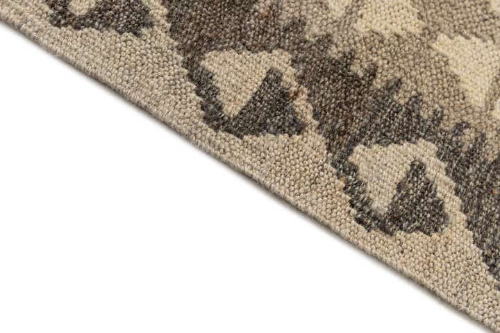 2' 8 x 9' 9 Hand Woven Kilim Maymana Wool Runner Rug