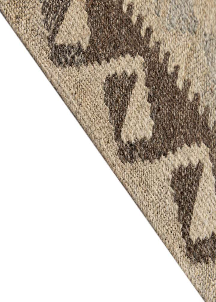 2' 10 x 9' 8 Hand Woven Kilim Maymana Wool Runner Rug
